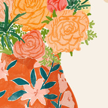 Load image into Gallery viewer, FLORAL AND VASE 02