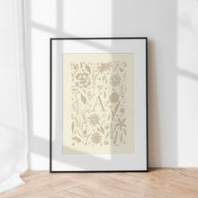 Load image into Gallery viewer, A-Z MONOGRAM PRINT (BEIGE)