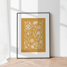 Load image into Gallery viewer, A-Z MONOGRAM PRINT (YELLOW)