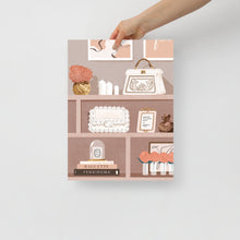 Load image into Gallery viewer, Nora's HAND BAG ON SHELVES Art: Fashionable and Intriguing