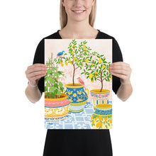 Load image into Gallery viewer, Nora's Lovebirds in Sicily Art: Capturing Romance and Beauty