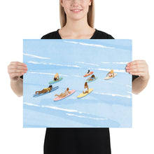 Load image into Gallery viewer, Surf Girls Horizontal: Riding the Waves of Freedom and Fun