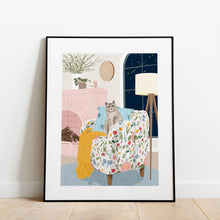 Load image into Gallery viewer, Art of Nora Kitty Cat: Capturing Feline Grace and Charm