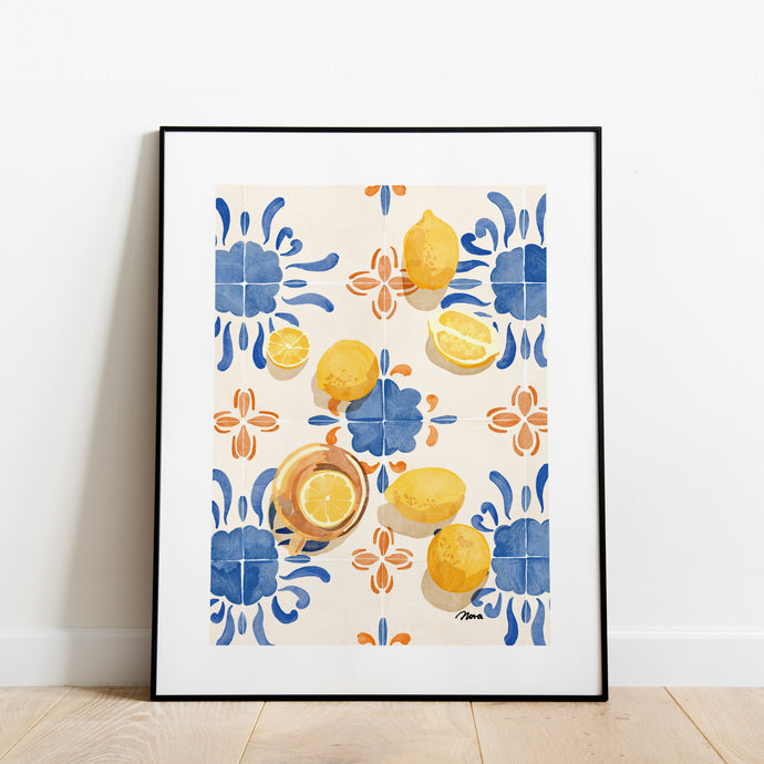  Lemons & Tiles Art