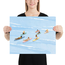 Load image into Gallery viewer, Surf Girls Horizontal: Riding the Waves of Freedom and Fun
