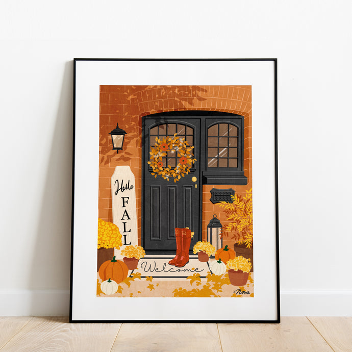 Nora's HELLO FALL Art: Embracing the Beauty of Autumn